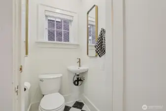 Main house main floor powder room