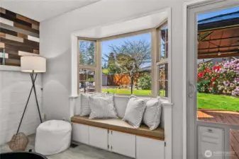 Relax here and take in the changing of the seasons!