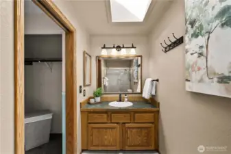 Private primary bathroom.