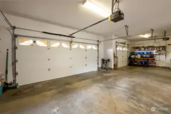 Large 3 car garage