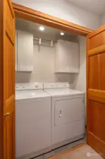 laundry & powder room on main level