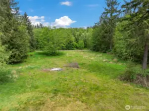 Front of 2.57 acres of property