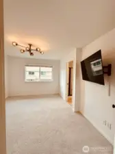 Master Bedroom off 5 piece master bath with double vanity.