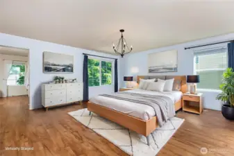 Master Suite Virtual Staging