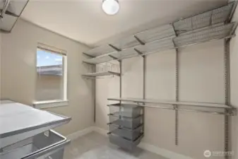 Primary walk-in closet