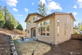 Large fenced-in yard