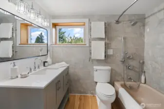 Second floor full bath