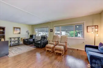 Spacious living area. Owner is willing to leave most items or can remove at buyer's request.
