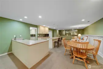 Downstairs living area