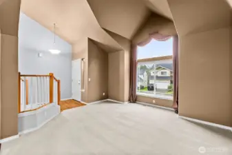 Formal living room shown empty