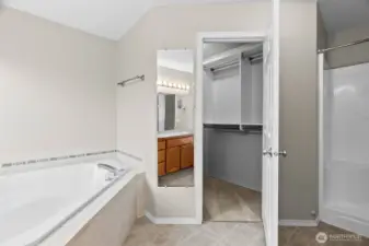 Walk in closet for all of your goodies