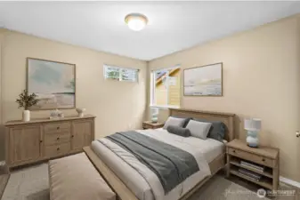 One of the FOUR bedrooms