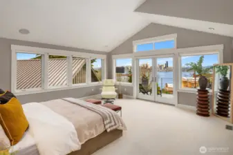 Wake up to the city and the sun.