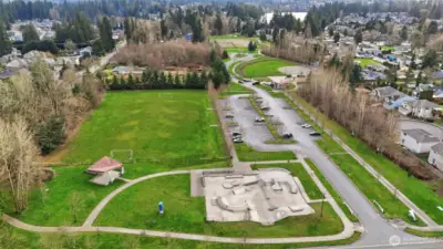 Home is near the Martha Lake Park.