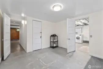 Living space in basement