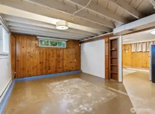 Potential for ADU, living space with gas + own entrance