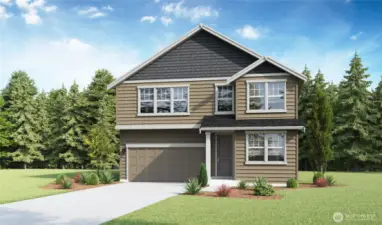 2 Car Garage Wellington plan. Colors and options may vary.