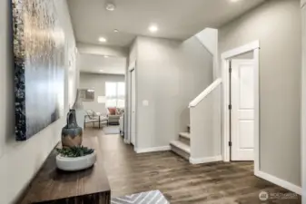 The Wellington offers 2,270 sq. ft. with den & 4 bedrooms. Photos are for representational purposes only.  Colors and finishes may vary.