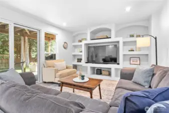 Basement family room