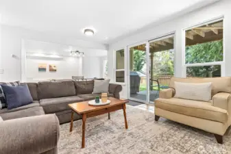 Basement family room