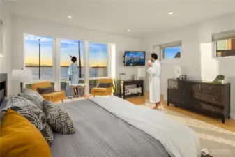 AI Imagined waking to your forever views with your first cup of coffee.