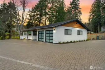 The second home has water views as well, along with a level backyard with sprinkler system and fence.