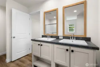 Impressive primary bathroom
