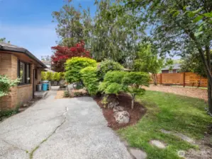 Plenty of space to play, or potential for additional housing.