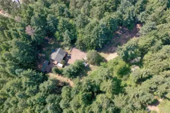 Your own private nearly 2.5 acres.  Would make a great hobby farm.