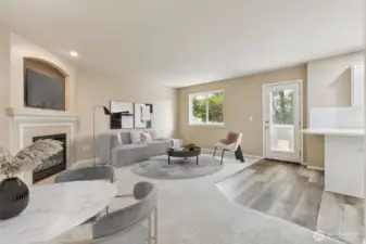 Living Room. Virtually staged.