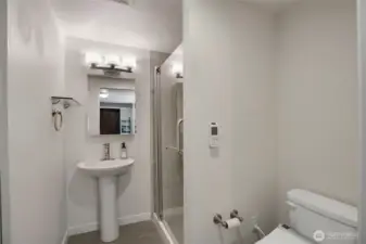 The aforementioned attached 3/4 bathroom.