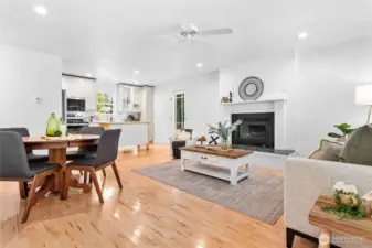 Welcome! Open concept living with amazing natural light.