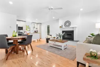 Welcome! Open concept living with amazing natural light.