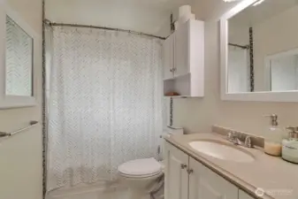 Full bathroom upstairs