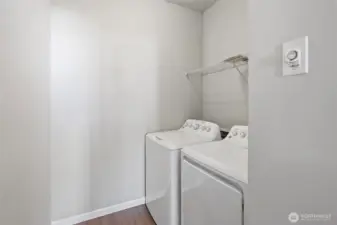 Utility Room, upstairs where it's needed.