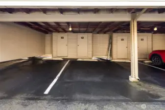 Dedicated covered parking - #170