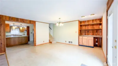 Dinning Room with Kitchen view.