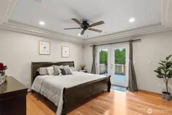 Primary Upper, Access to patio outback (bedroom 2)