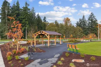 Bakerview's Central Park covered picnic structure