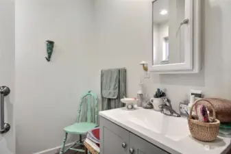 Newer home bathroom