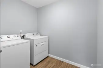 Laundry room.