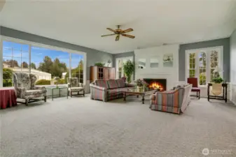 This is the large cabana available for residents to use for larger scale gatherings.