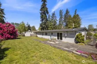 Fully fenced backyard, ready for your fur babies!