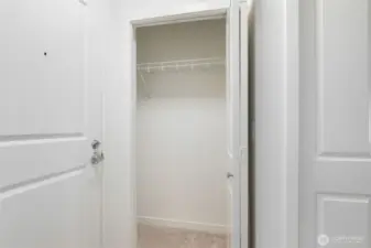 Front closet.