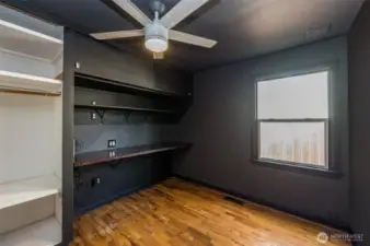 3rd bedroom used as an office but could easily convert back.