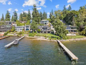 Enjoy 94’ of private dock space with a boat lift - effortless access to the water for boating, swimming, or sunset cruising.