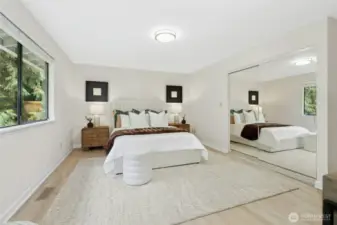 Primary suite with A/C.
