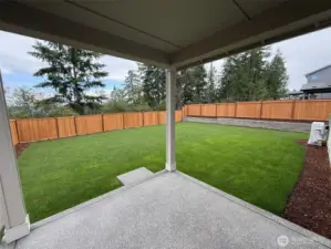 Covered patio