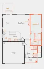 Main floor layout