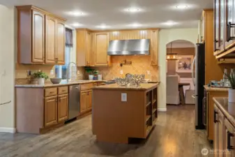 Gourmet dream kitchen.